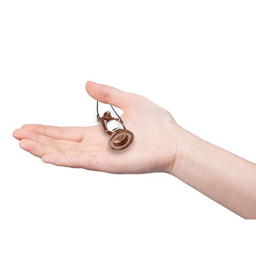 Yisily Miniture Laterne Puppenstuben Öllampe Miniatur Mini Light Metal Vintage Licht Zubehör Simulation Modell Spielzeug… – Bild 3