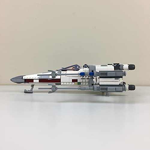 xSuper Technik Sci-Fi Style Raumschiff Modell, 944Teile MOC-59321 Incom T-65 X Wing Starfighter Red 5 Space Wars… – Bild 4