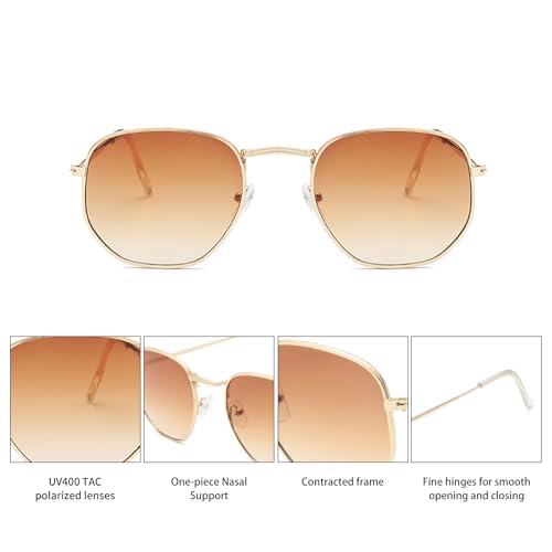 Classic Square Trendy Polarized Sunglasses for Women and Men- UV Protection Sun Glasses3