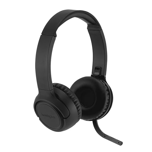 Casque sans fil Kensington Bluetooth 5.4 idéal pour télétravail et réunions Microsoft Teams