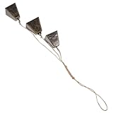 Décorations à suspendre : les cloches de vache sont munies d’une cordelette résistante, vous permettant de les suspendre aux arbres, aux portes ou à d’autres endroits. cloche vintage, cloche en métal en forme d’animal