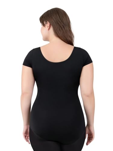 Capezio womens team athletic leotards, Black, X-Small US - Thumbnail 4