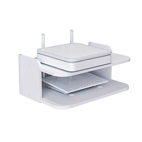 Boîte de rangement créative murale pour cacher les câbles de box et décodeur TV