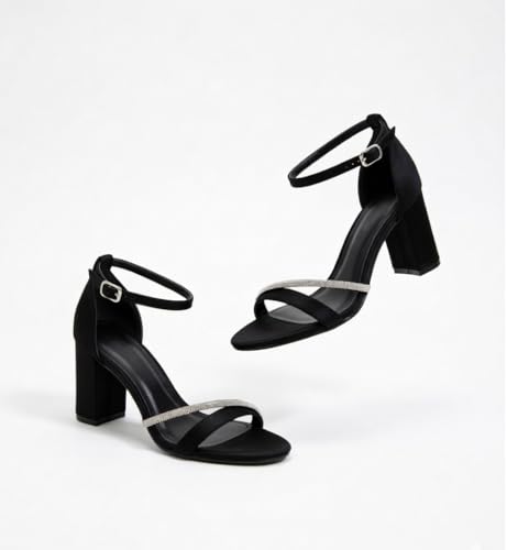 Image of SKOLL Block Heels Sandals For Women, Dusky Stylish & Comfortable Footwear For Girls And Women