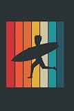  Womens Surfer Girl Gift Vintage Retro Notebook: Perfect Surfing Notebook Journal Gift for Men, Women, Boy, Girl. Blank Lined Paperback Journal. Cool Gift idea For Surfing Lovers
