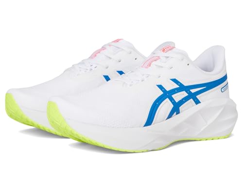 ASICS Mens Novablast 5 ATC White/Tuna Blue 10 D - Medium