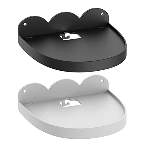 Support de haut-parleur et routeur - Support mural universel noir pour maison connectée
