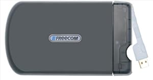 Freecom Tough Drive, 1 TB, Schwarz Silikon, Externe Festplatte, USB 3.0, Festplatte extern, für Windows & Mac OS X, tragbare Festplatte, bruchsicher & wasserabweisend, Hard Drive
