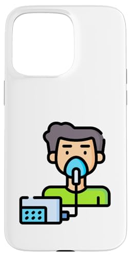 Terapeuta respiratorio nebulizador Carcasa para iPhone 15 Pro MAX