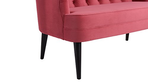 Jennifer Taylor Home Mia Settee, Garnet Rose #TOP7