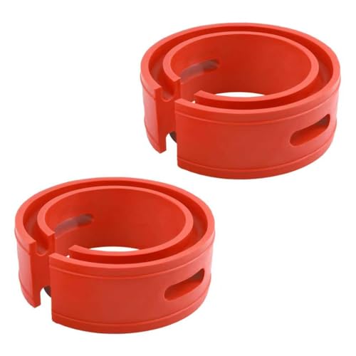 2PCS Front/Rear Coil Spring Spacers for Cars with Ties Heavy Duty Car Coil Spring Booster for 1.45-1.65 Springs Spacing Essential Spacers for Car Coils Springs