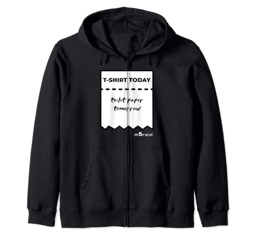 Toilet Paper Shortage Funny Art Prepper Fashion Zip Hoodie