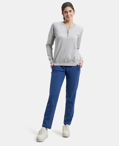Image of Jockey UL07 Track Pant for Women with Pocket & Drawstring Closure