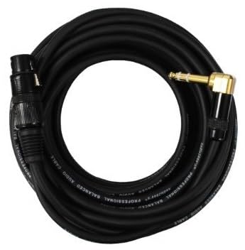 audio2000 's 1 / 4 " TRS�E�p�x��XLR���X�P�[�u��( 2�p�b�N) 50 Feet C20050