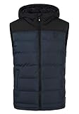 Indicode Iulius Herren Weste Steppweste Outdoor Weste, Größe:L, Farbe:Navy (400)