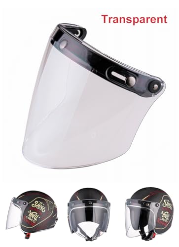 Visière pour casque de moto ouvert pour bloquer le vent et les reflets
