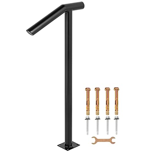 VEVR Main courante d'escalier - En acier inoxydable - Pour escaliers - Rampe d'escalier - Main courante en acier inoxydable (45,7 cm)