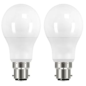 B22 Bayonet LED Bulb, Warm White 3000K, 150W 150 Watts Equivalent, 18W B22 GLS Bulbs, Light Bulbs, Energy Saving, 2452 Lumen, Non-Dimmable, Extra Bright, Pack of 2