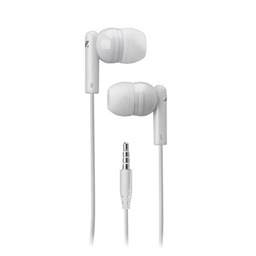 SBS MUSIC HERO 3.5mm Stereo Headphone with Built-in Microphone and Answer/End Call Button, White