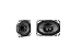 Kicker KSC4604 KSC460 4x6 Coax Speakers with .5" tweeters 4-Ohm