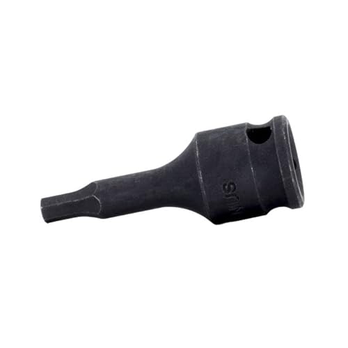 Genius Tools 3/8" Dr. 5/32" Hex Impact Bit Socket, 52Mml (Cr-Mo) - 365205 #TOP3