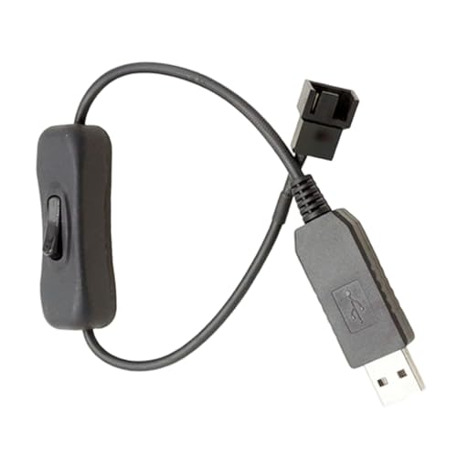Adaptador Para Ventiladores De PC - Convertidor PWM USB De 3/4 Pines | Regulador de Velocidad del Ventilador,para de Enfriamiento de Dispositivos Electrónicos de Computadora de Escritorio PC
