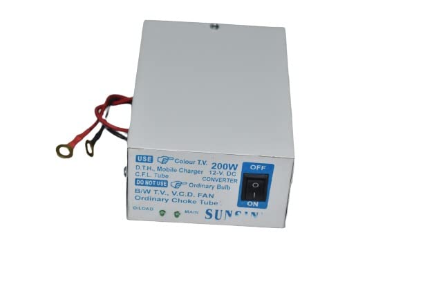 RASHRI ; One For All 200 watt 12v DC to AC converter for TV, LED, Fan, DTH with double socket output (B08KVYKTVJ) Amazon Price History, Amazon Price Tracker