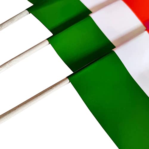 Image of Prime Set Of 6 Pcs Small Size Tiranga Indian Paper Flag with Stick for Independence Day for School College and Office Decoration Pack Of 1