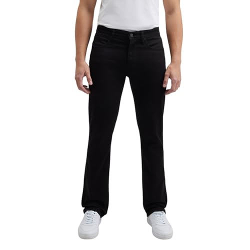 Image of Pepe Jeans Men's Straight Fit Jeans | Mid Rise | Chinox | Jeans for Man