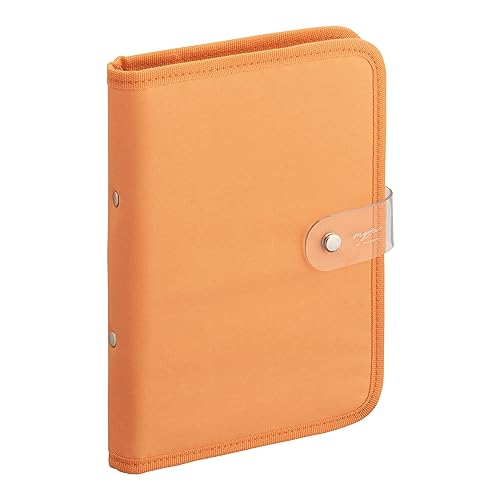 リヒトラブ myfa 推し活 アクスタ ミニ6穴 コレクションバインダー アプリコットオレンジ N3320-4