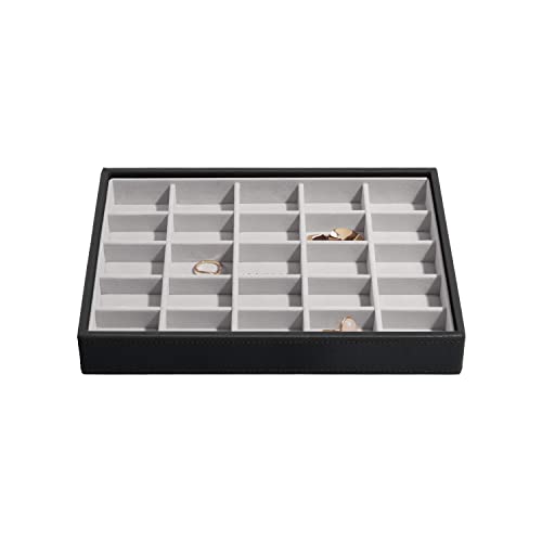Stackers Black Classic Medium Jewellery Box Trinkets Layer