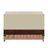 Copertura Protettiva Per Cassetta Per Piante Invernali - 47x23x35 Pollici, Copertur Per Letto Da Giardino Rialzata, Telone Antigelo E Protezione Antivento | Copertura Con Coulisse Regolabile | Protez