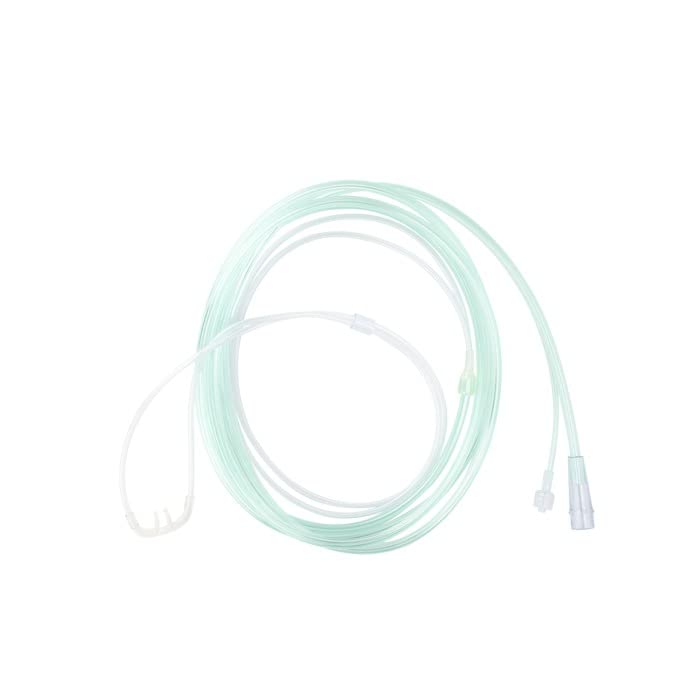 Dynarex 33184 EtCO2 Nasal Sampling Cannula with 7' Tubing, Pediatric, Female Luer, Standard, Pack of 25