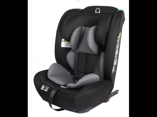 toral Silla Coche isofix 9-36 kg i-Size R129 – Arnés 5 puntos, reposacabezas ajustable – Silla Coche Bebe 76 a 150 isofix – Seguridad evolutiva para niños en trayectos y viajes – Modelo Silverstone+