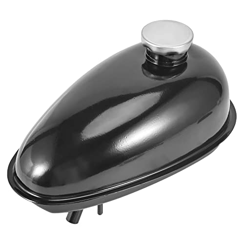 Trkimal Upgrade Metal Fuel Gas Tank With Petcock Cap For 49Cc 50Cc 60Cc 66Cc 80Cc Engine Motorized Bicycle Black Bike Motor Powersports Oil Tanks (3L/0.79Gallons) #TOP1