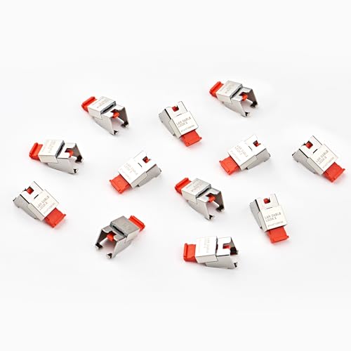 SmartKeeper NC13P1OR 12 x LAN Cable Locks 2 without Lock Key Basic Orange SLSART-0316 SLSART0316 (SLSART-0316)