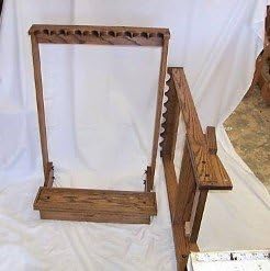 Miniatura 3 de handmade Estante plegable para 8 pistolas - Acabado en nogal