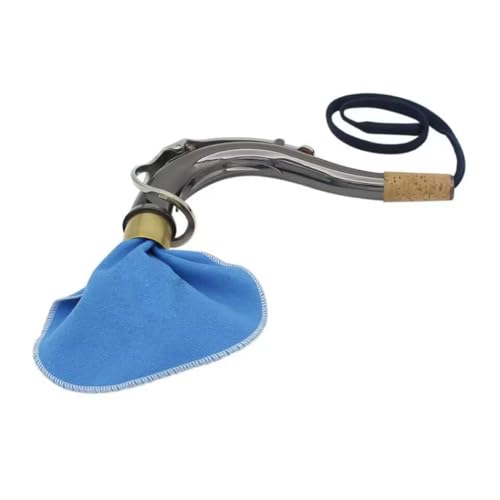 Saxophone Cleaning Kit - Sax Instrument Cleaner Cloth for Alto, Tenor, Soprano, Clarinet, Flute, Woodwind Instruments, Set of 2