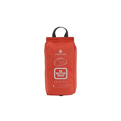 Eagle Creek No Matter What Duffel Travel Bag - Rugged And Water-Resistant Lockable Classic With Bar-Tacked Reinforcement, Storm Flap, And Separate Storage Pouch, Red Clay - Large #TOP1