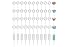 100 Pieces 4ml Cupcake Pipettes, Food Grade Plastic Disposable Pipettes Mini Liquid Injector (100-B)
