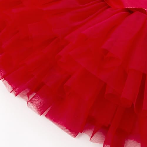 Image of 6M-3T Infant Baby Girl Tutu Skirt Toddler Girls Solid Color Tulle Skirts Birthday Outfits with Headband