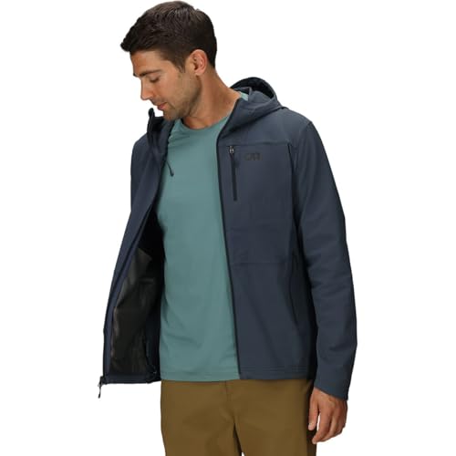 Outdoor Research Men's Ultima Softshell Hoodie | Wind & Water Resistant, Abrasion Resistant, Zippered Pockets, UPF 50+4