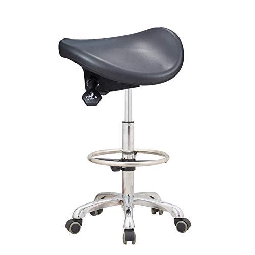 ZUOZUIYQ Sgabelli a Sella Regolabili, Sedia da Lavoro ergonomico Regolabile 360 ​​° ruotare sgabelli girevoli, per Medici Salone Spa di Bellezza, b