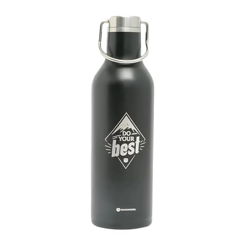 Mr. Wonderful WOA2312742EMZ2 Botella Térmica Do your best de Acero Inoxidable, Capacidad 500ml
