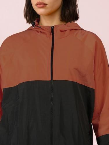 Image of CHKOKKO Sunscreen Jacket for Women Hooded Zipper Sports Jacket | UV Protection | Sun Protective | Lightweight Water Resistant | Riding Biker | Outdoor Travel Gym Running