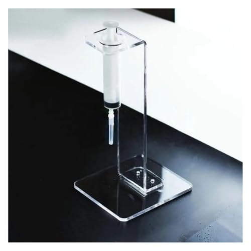 Support d'injection de laboratoire en verre organique stable