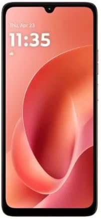 Motorola Moto G06 4G LITE Ai (Compatible with Tmobile Mint Tello & Global) (128GB+4GB) 50MP Cam Dual Sim 6.88" XT2535-2 Latino American Version (Pantone Arabesque (Orange))