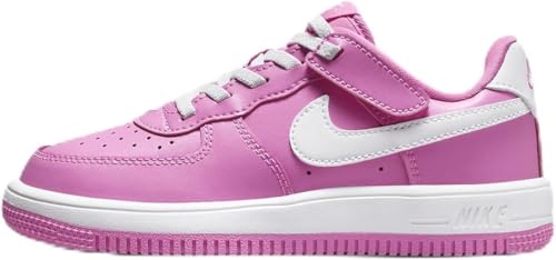 Nike Force 1 Low EasyOn Little Kids' Shoes (FN0237-600, Playful Pink/White) Size 1