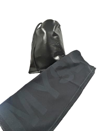 Yves Saint Laurent YSL MYSLF Men Drawstring Pouch and Towel (30L x 24H inches) Set (Light Weight Perfect for The Gym)- 7684