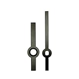 Les mesures de la main indiquées sont prises du centre du trou de l'aiguille des minutes à l'extrémité de l'aiguille des minutes